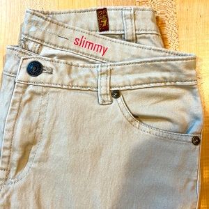 Like new. Boys khaki pants. 7 For All Mankind